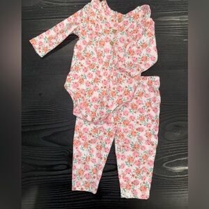 New Floral Onesie & Pant Set 6M